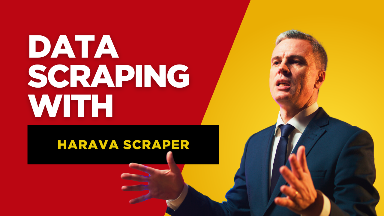 Harava Scraper disponible sur Chrome Web Store